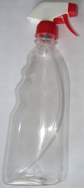 Láhev 0,5 l čirá + rozprašovač